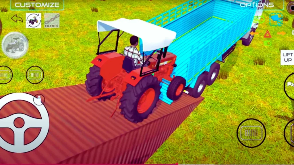 Tractors and Gear in Indian Tractor Simulator