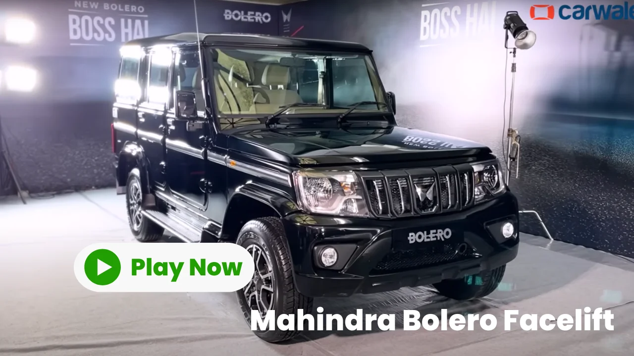 Mahindra Bolero Facelift