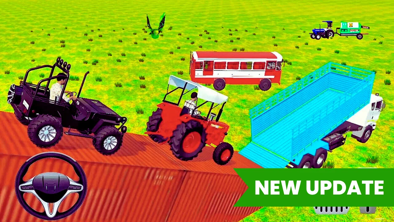 Tractors and Gear in Indian Tractor Simulator